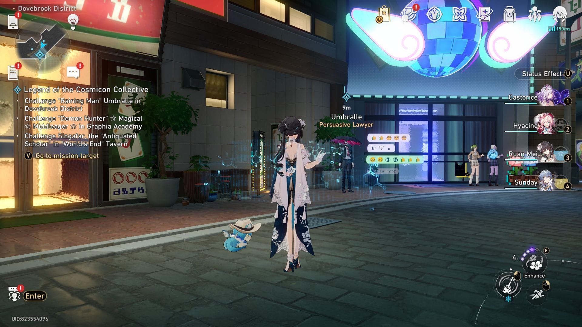 Umbrallle in Dovebrook District (Image via Sportskeeda Gaming || HoYoverse)