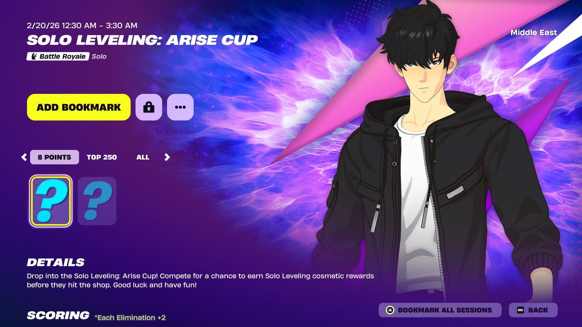 Prizes (Image via Epic Games)