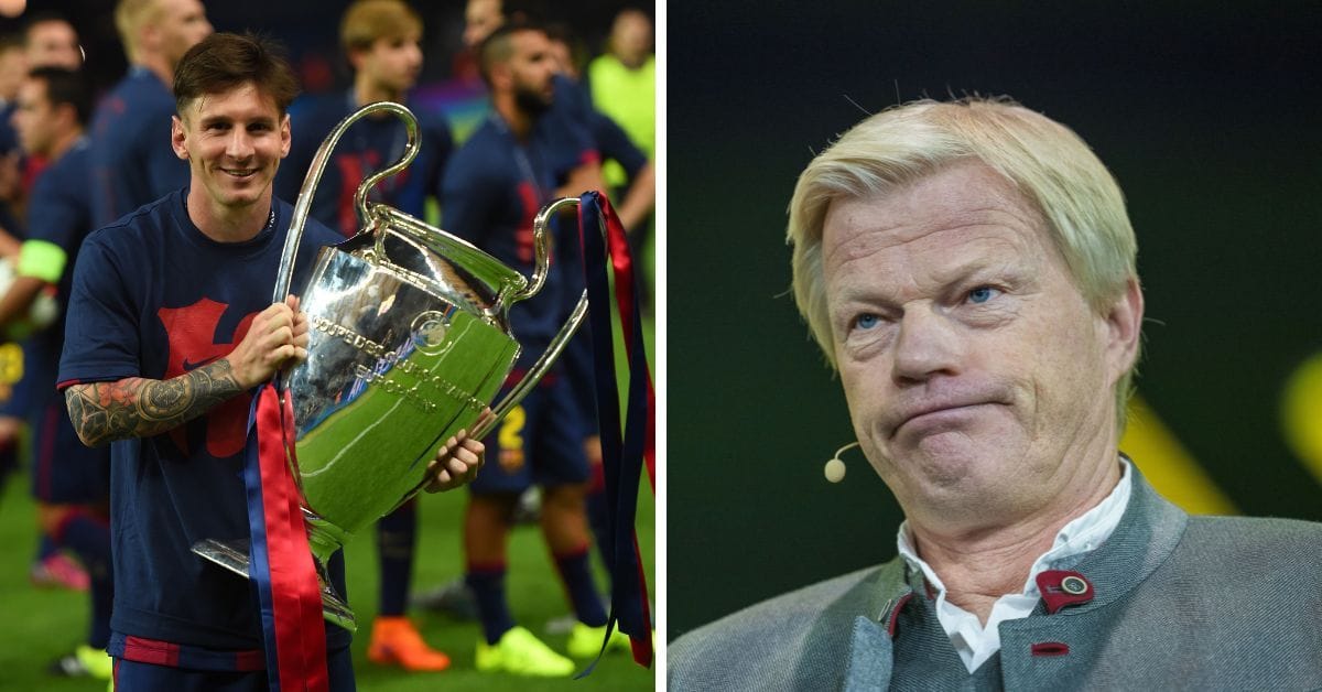 "If I had your talent, I'd be Messi" - Oliver Kahn opens up on what he told ex-Bayern Munich star in attempt to motivate him
