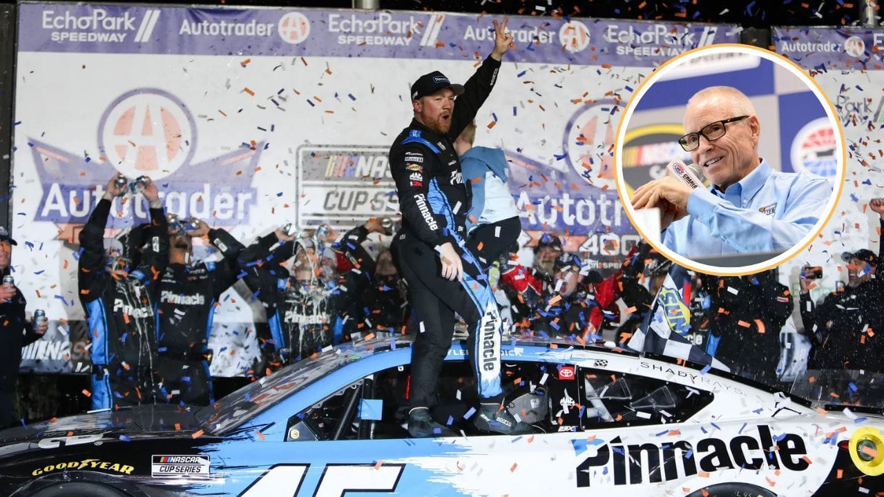 Mark Martin drops 2-word reaction as Tyler Reddick goes two-for-two for Michael Jordan’s 23XI Racing in Atlanta&nbsp;