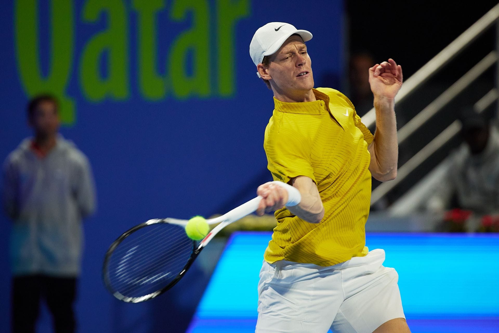 Sinner at the Qatar ExxonMobil Open (Image Source: Getty)