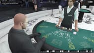 Poker in GTA Online gambling games (Image via Sportskeeda Gaming || Rockstar Games)