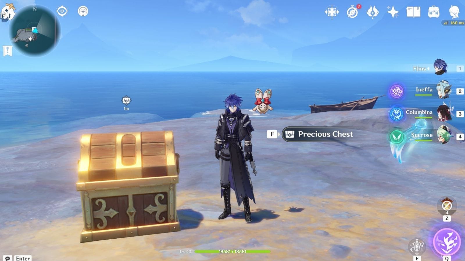 The chest will be unlocked after destroying all three Recon Bots (Image via HoYoverse)