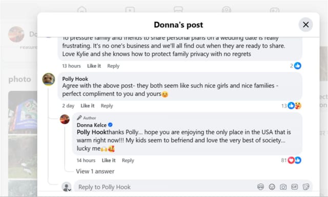 Travis Kelce's mom Donna gushes over Taylor Swift's loving bond with DIL Kylie Kelce