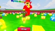 How to break lucky blocks (picture from Roblox)