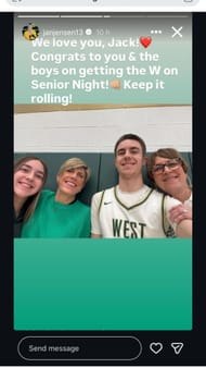 Jan Jensen's Instagram story