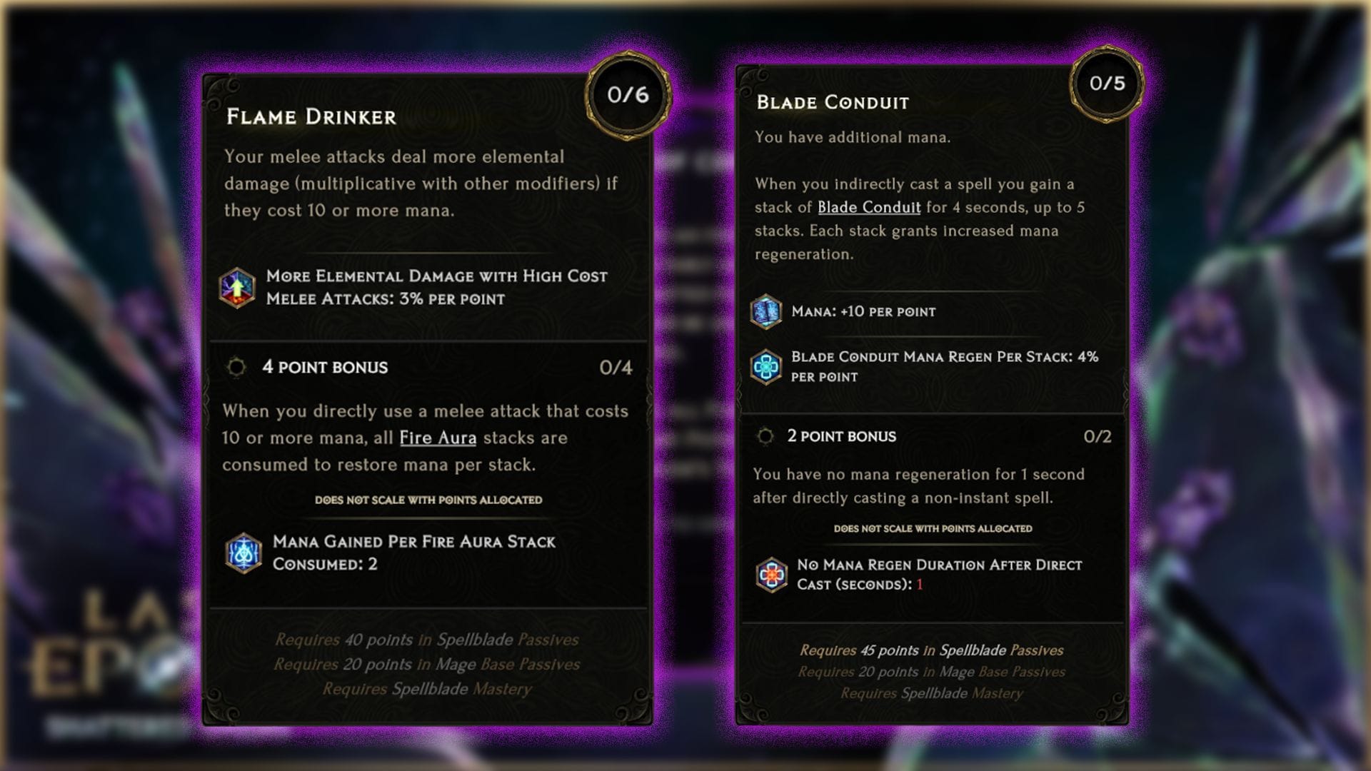 Spellblade Mastery will receive increased mana regeneration in Season 4 (Image via Eleventh Hour Games)