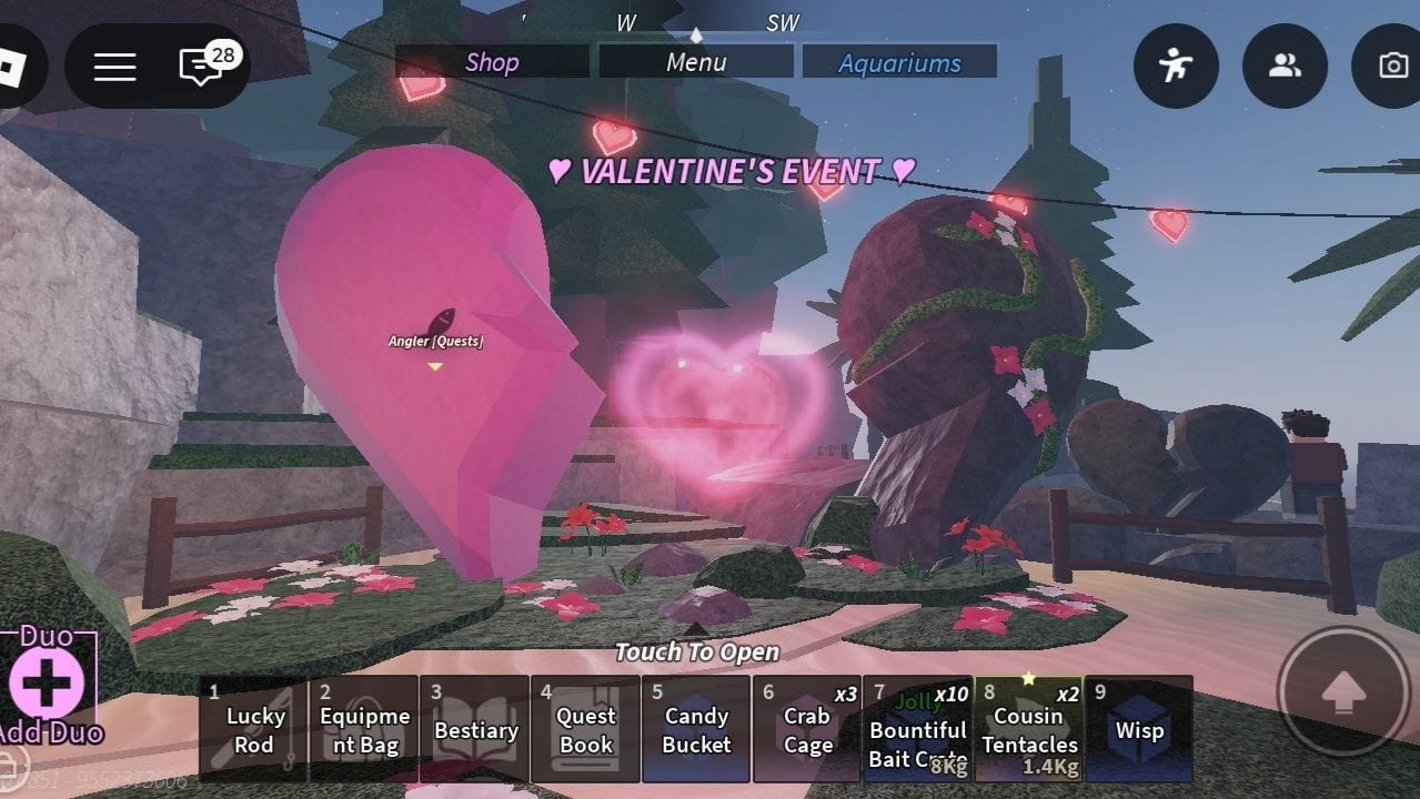 Valentine's Event portal (Image via Roblox)
