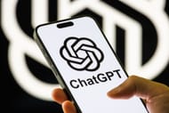 OpenAI ChatGPT logo displayed on smartphone screen - Source: Getty