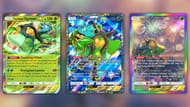 All Teal Mask Ogerpon ex variants as seen in the game (Image via The Pokemon Company)