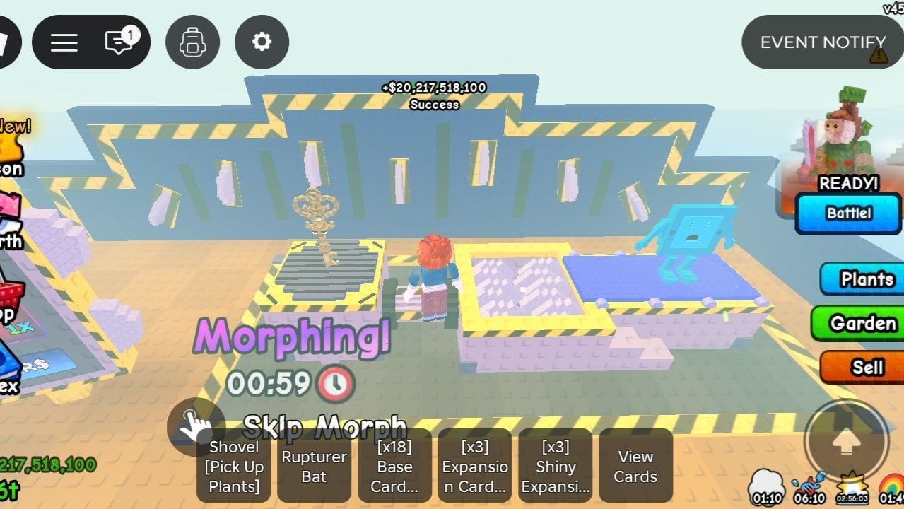 Morphing two Brainrots (picture from Roblox)