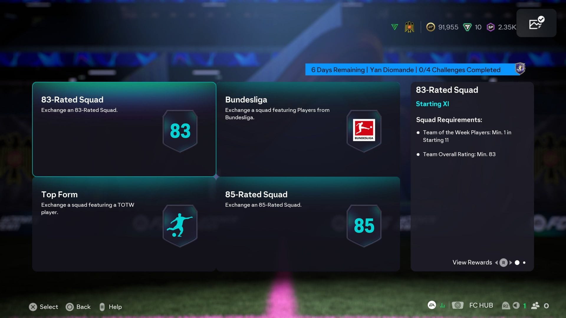 The requirements (Image via EA Sports)