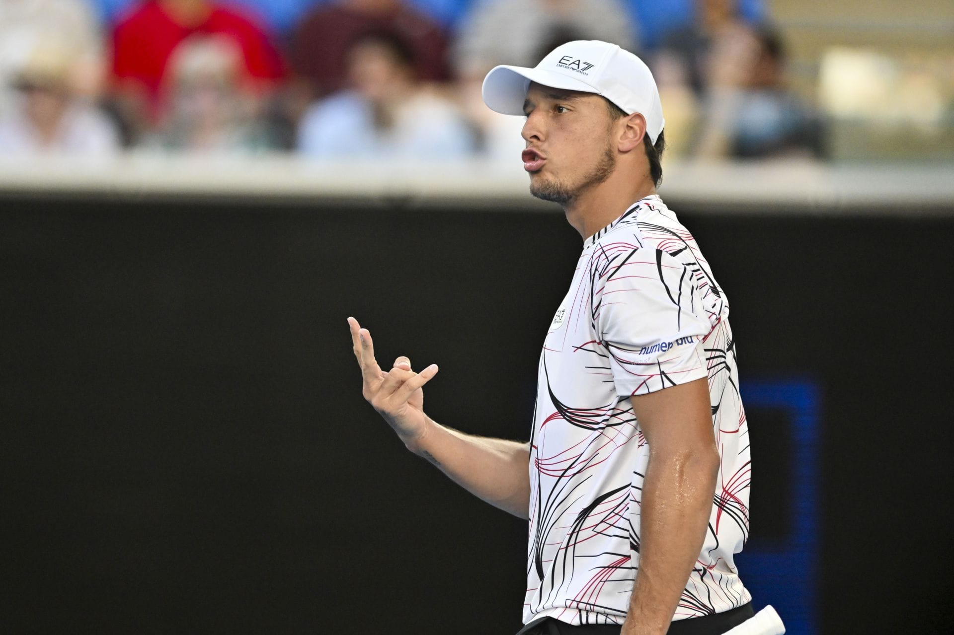 Darderi at the Australian Open 2026 - Source: Getty