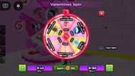The Valentines Spin Wheel (Image via Roblox)