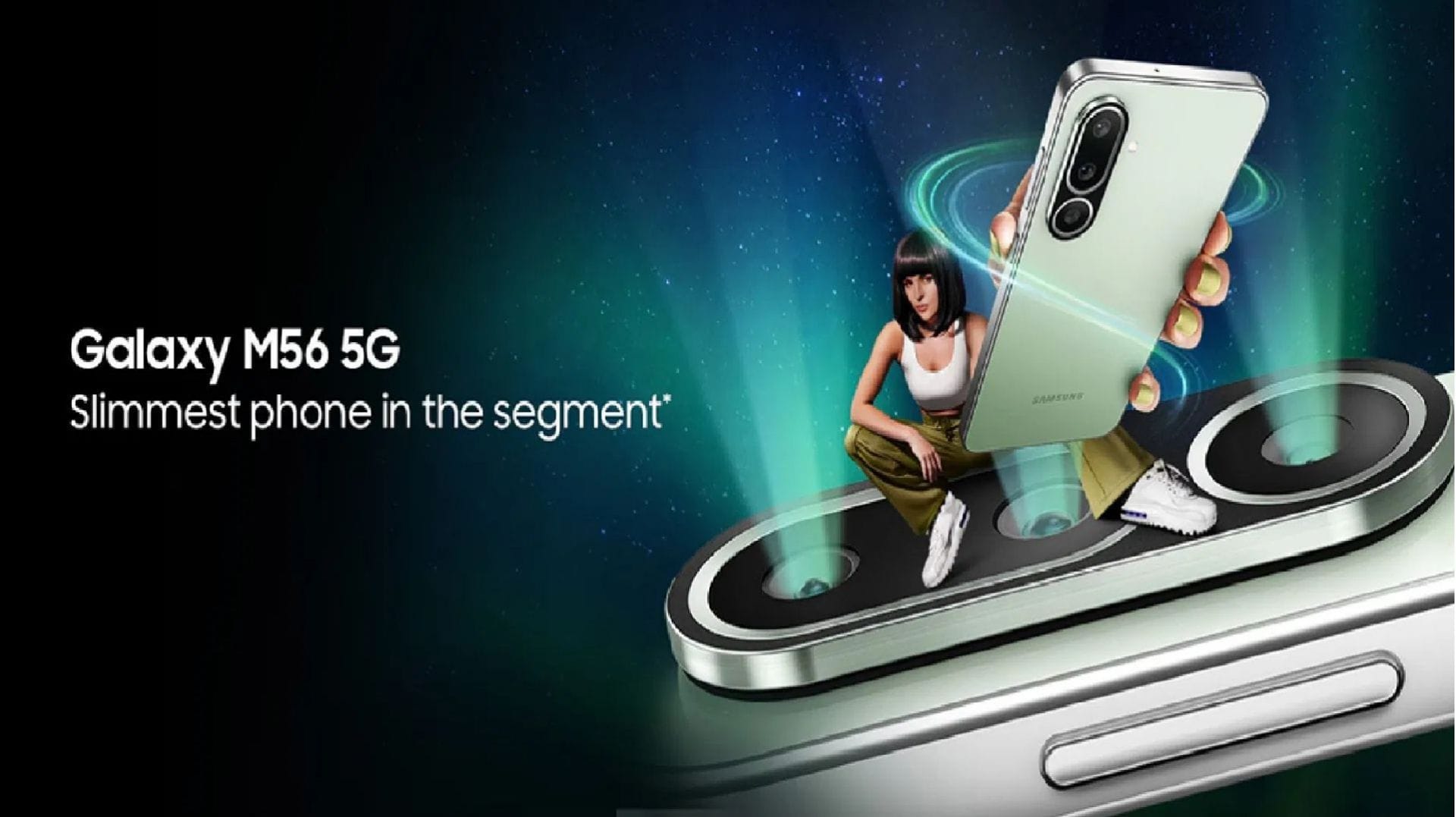 Samsung Galaxy M56 is a great budget gaming smartphone (Image via Samsung)