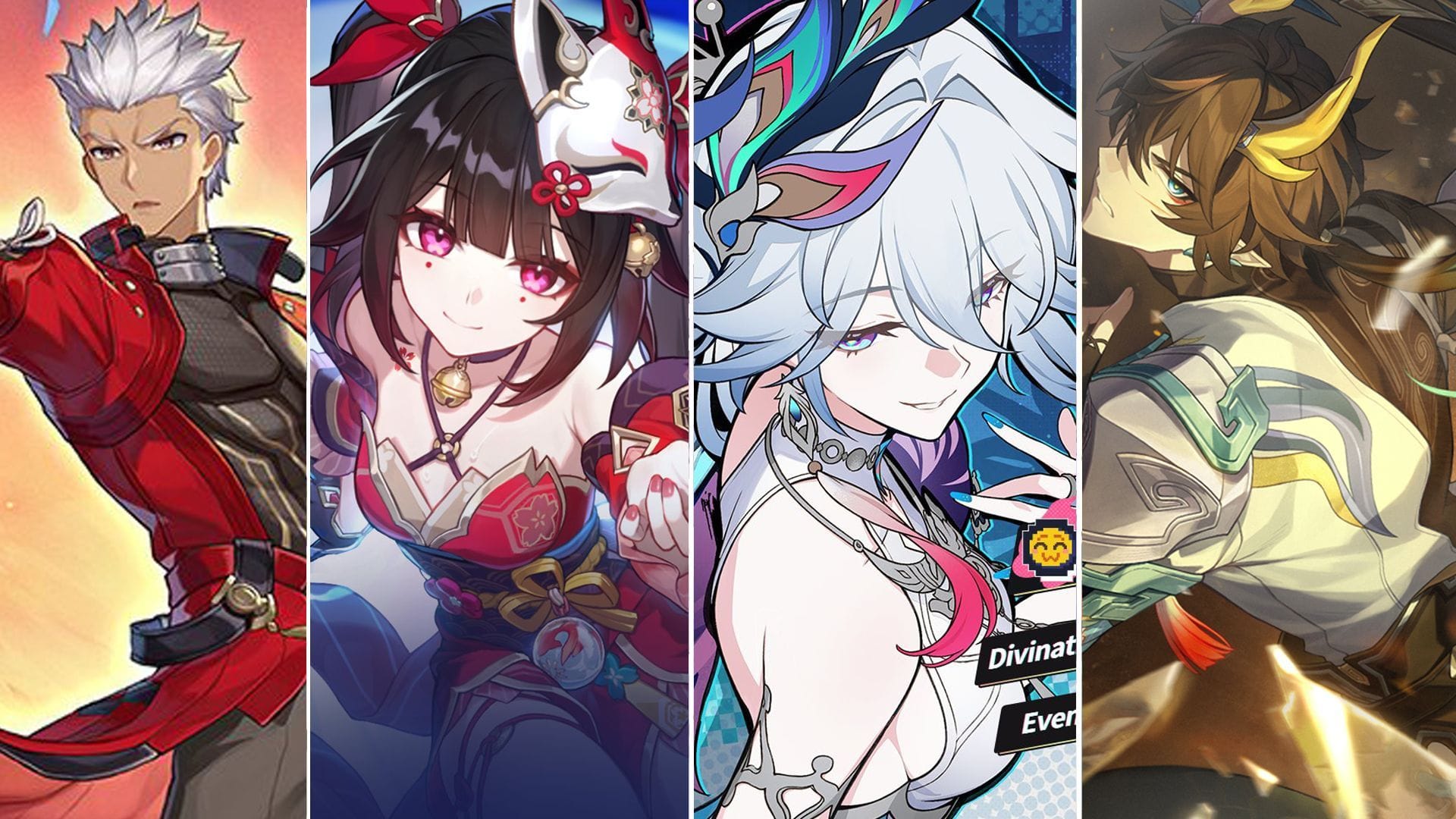 Archer, Sparkle, Yao Guang, Dan Heng Permansor Terrae (Image via Sportskeeda Gaming/HoYoverse)