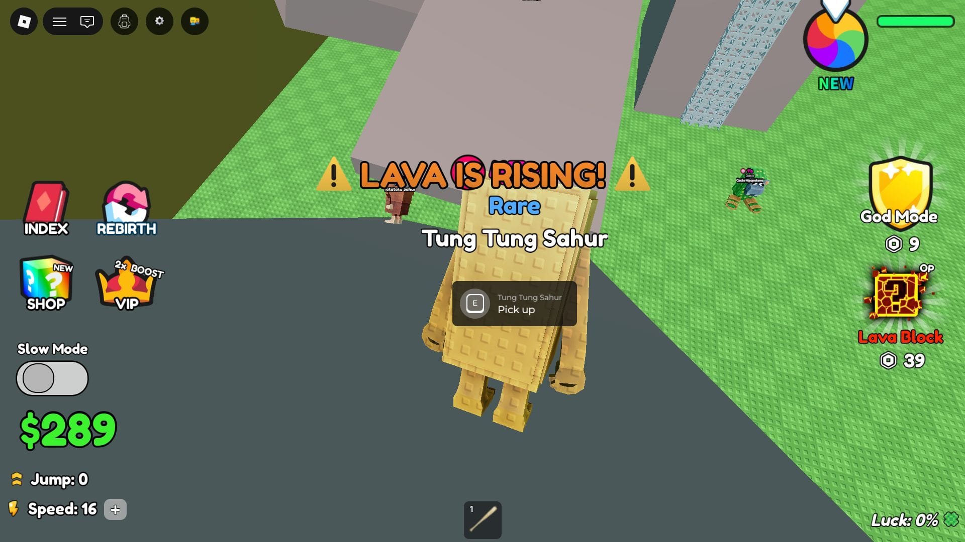 Lava Rising warning (Image via Roblox)