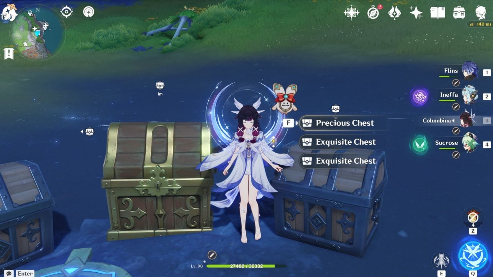 Defeat all enemies to unlock these chests (Image via HoYoverse)