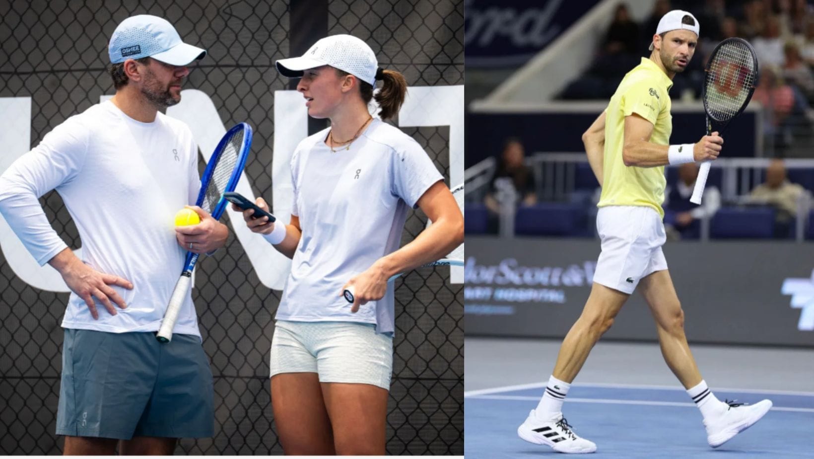 Grigor Dimitrov finds new coach who has beaten Federer, Nadal & Djokovic before, while Iga Swiatek firing coach rumors get debunked