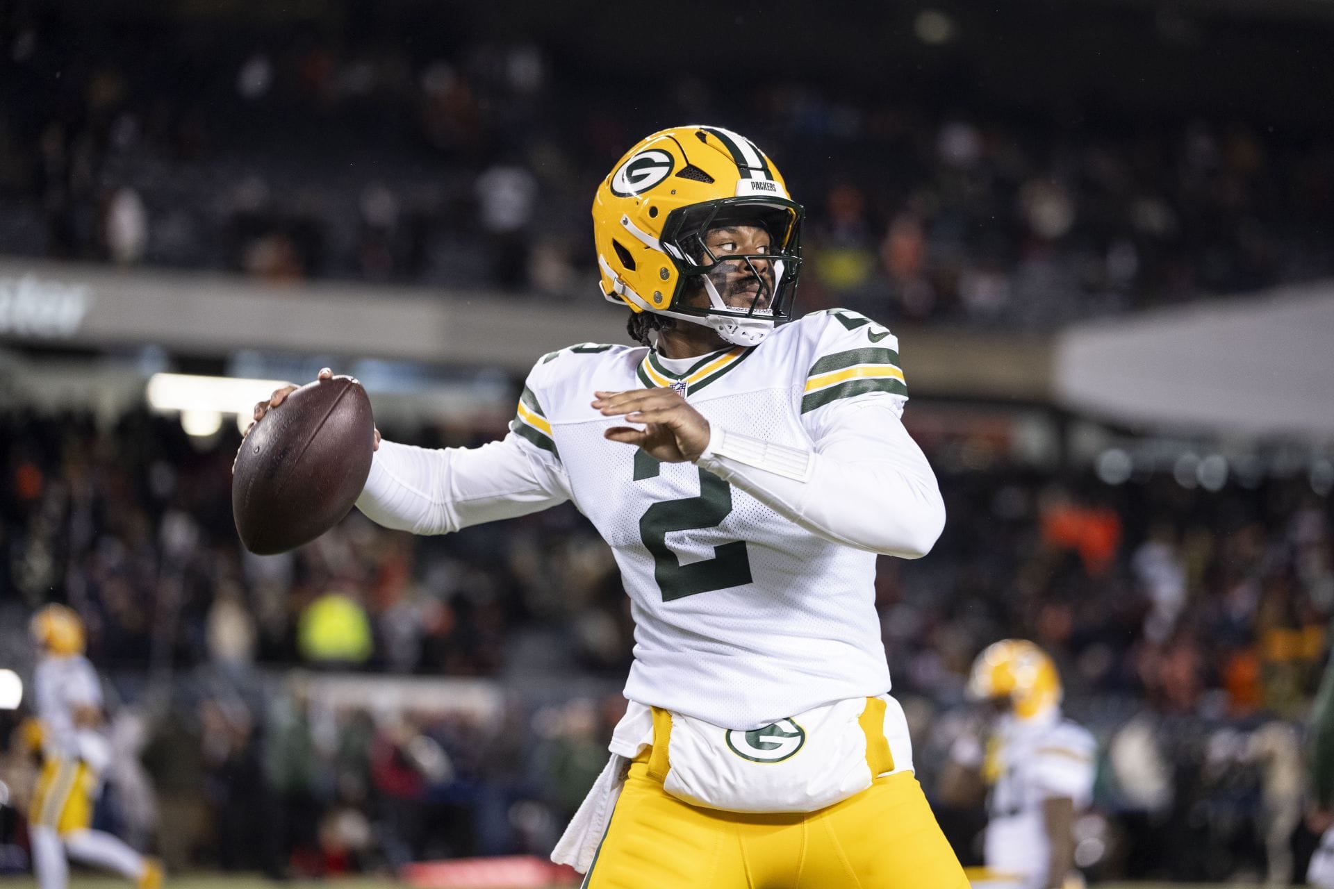 NFC Wild Card Playoffs: Green Bay Packers QB Malik Willis - Source: Getty