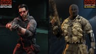 Warzone and Black Ops 7 Season 2 Battle Pass Mason skins (Image via Activision)