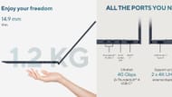 ASUS Zenbook 14 is quite thin and light (Image via ASUS)