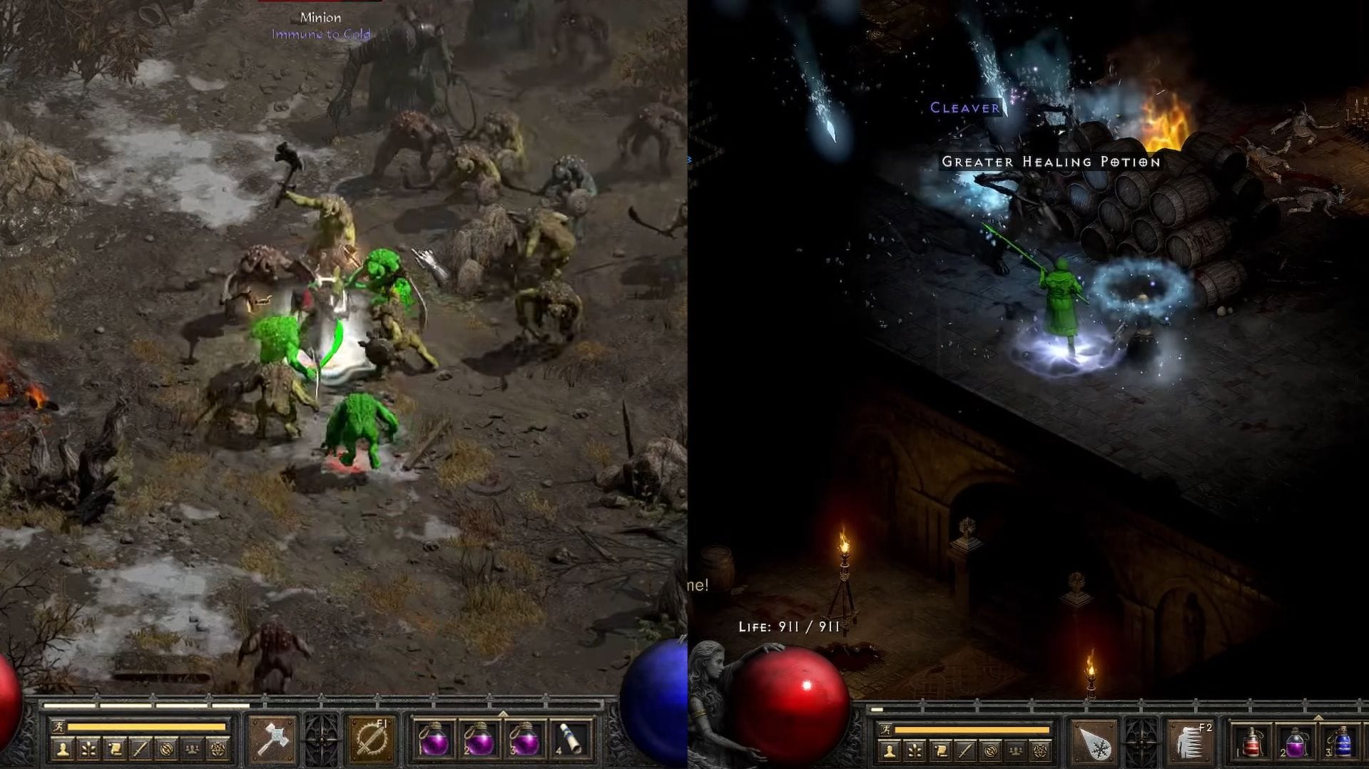 While Blizzard Sorcerer is the best starter class in Season 13, the Hammerdin Paladin is the most consistent boss killer (Image via Blizzard Entertainment)