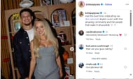 Patrick Mahomes' mom Randi drops 3-word reaction on DIL Brittany's corset minidress look for SI success party/@brittanylynne