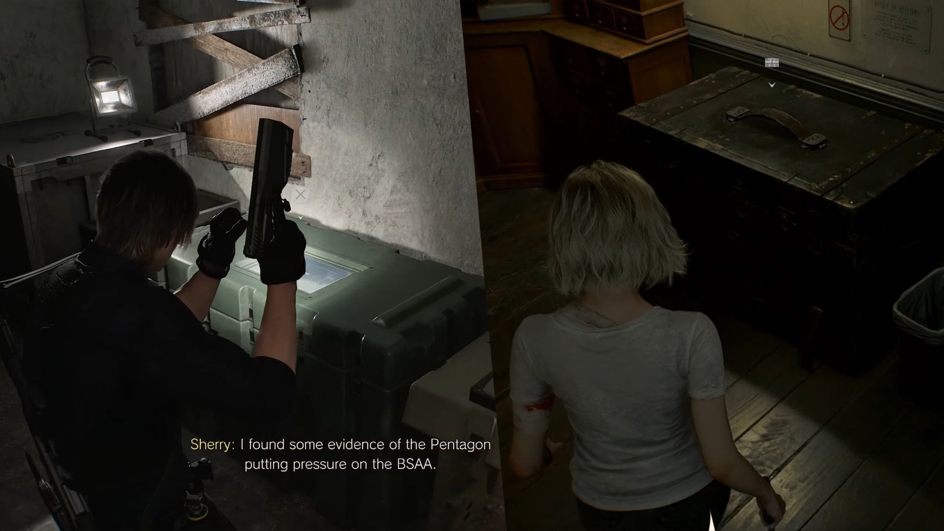 You can find Supply Boxes inside safe rooms (Image via Capcom)