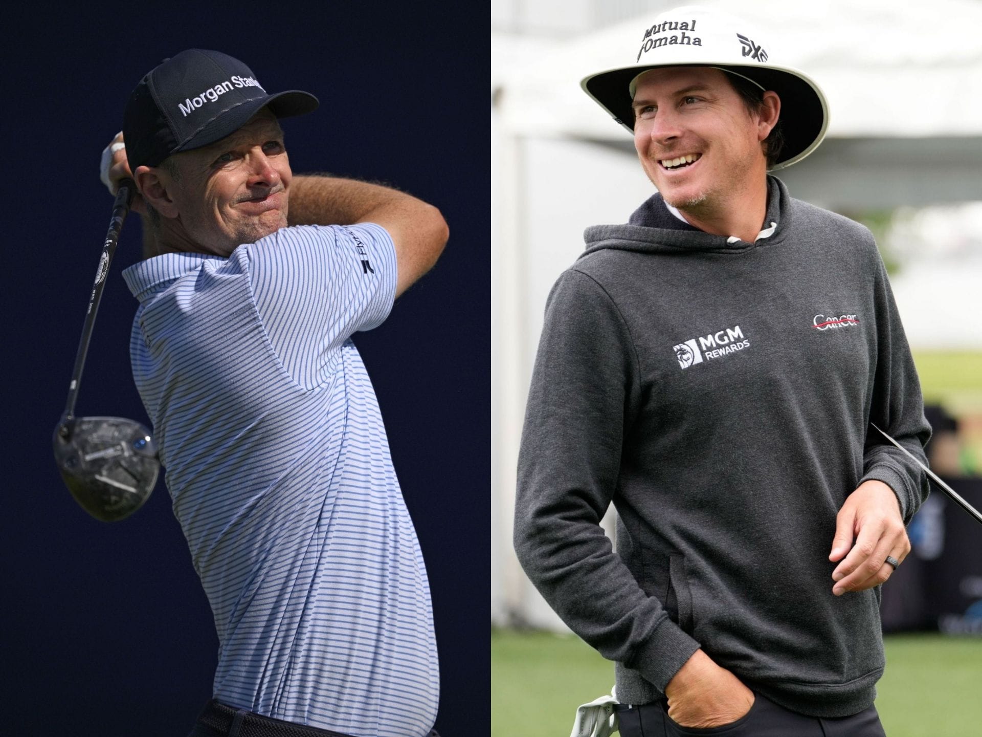 Justin Rose and Joel Dahmen (Image via Getty)