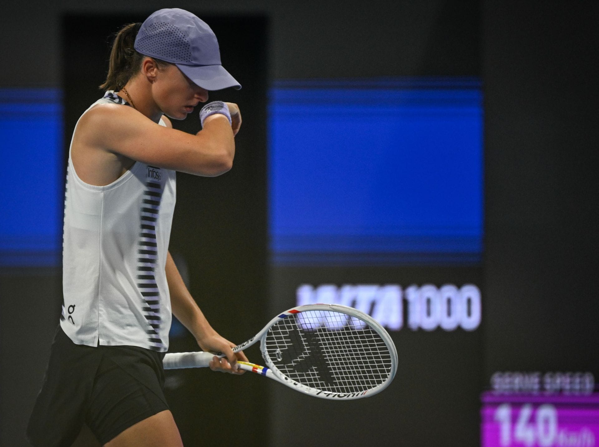 Iga Swiatek at the Qatar TotalEnergies Open 2026 - Day Five - Source: Getty