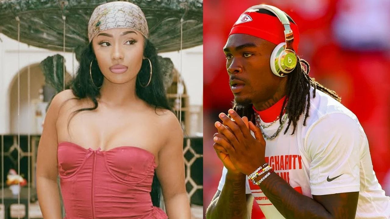 Rashee Rice locks lips with GF Rubi Rose while making their first public post together