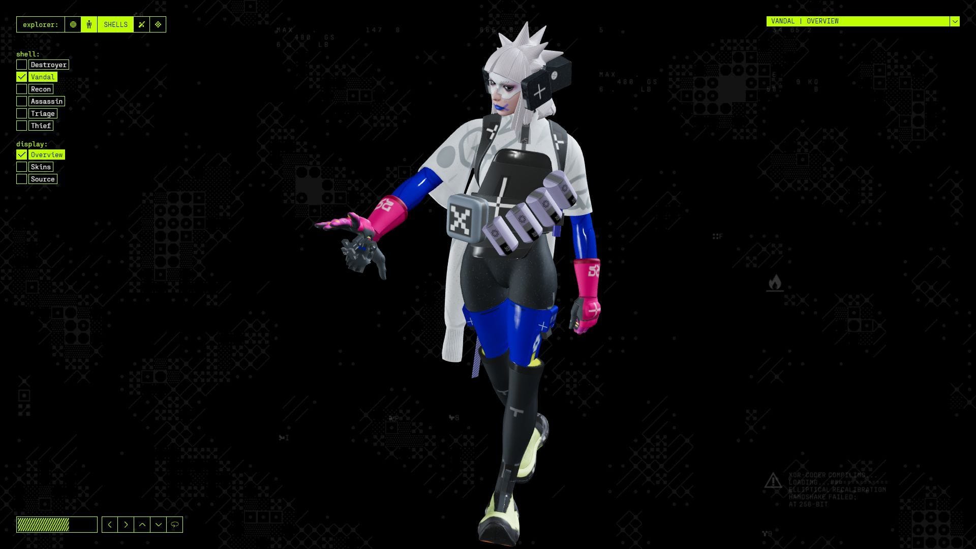 Vandal Runner Shell in Marathon (Image via Bungie)