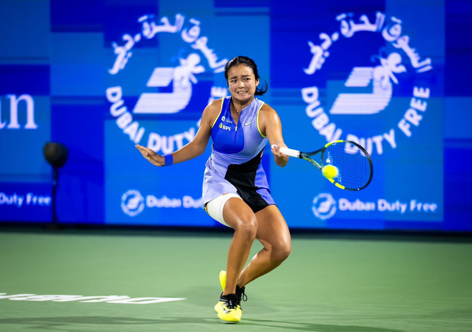 Eala at the Dubai Duty Free Tennis Championships - Day Three - Source: Getty