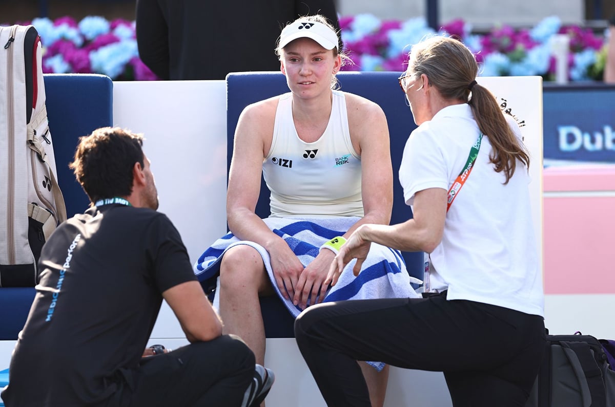 Why did Elena Rybakina retire in Dubai Open today? Inside shocking