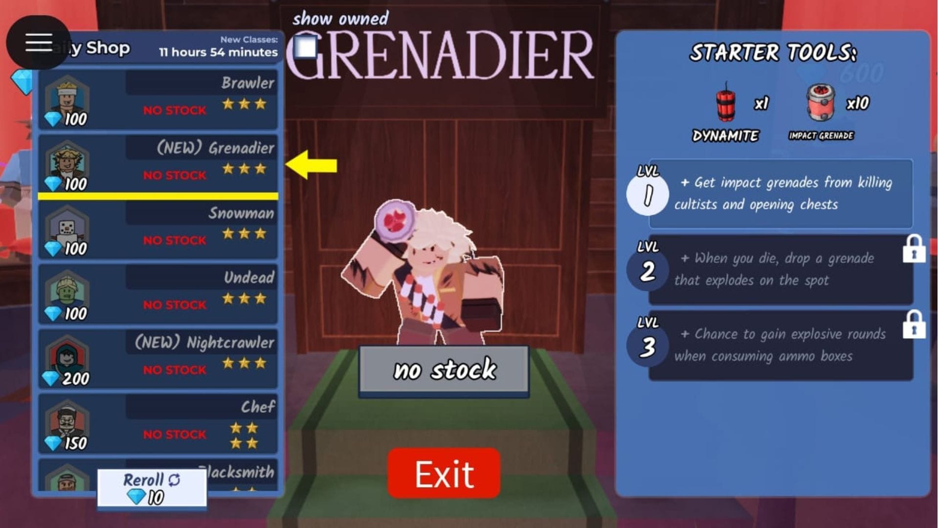 Grenadier (Image via Roblox)