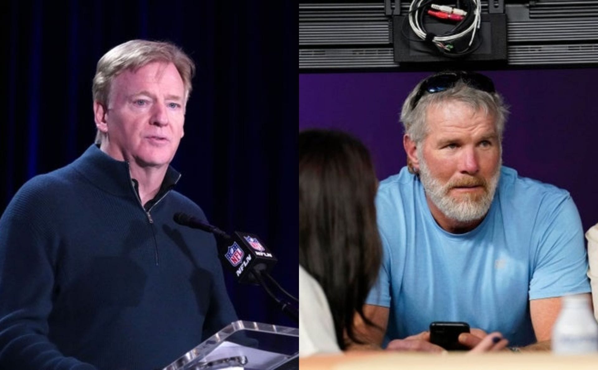 Brett Favre calls out Roger Goodell