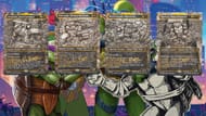 Left to Right: Leonardo Sewer Samurai, Donatello Mutant Mechanic, Michelangelo Improviser, Raphael Ninja Destroyer (Image via Wizards of the Coast)