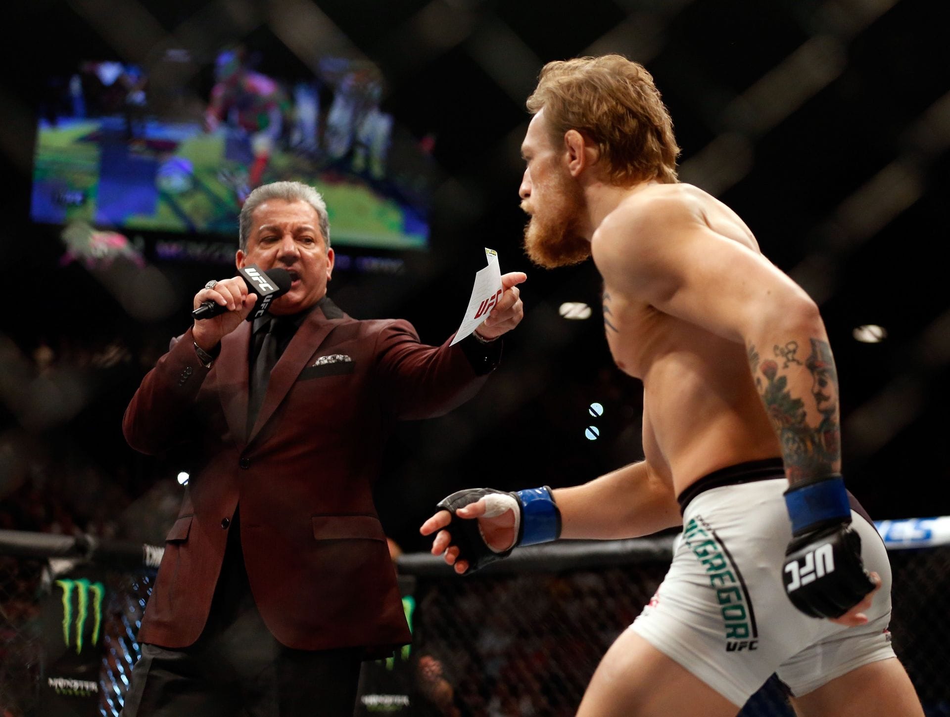 Bruce Buffer Ufc Conor Mcgregor Lauds Juggernaut Bruce Buffer As Ufc 