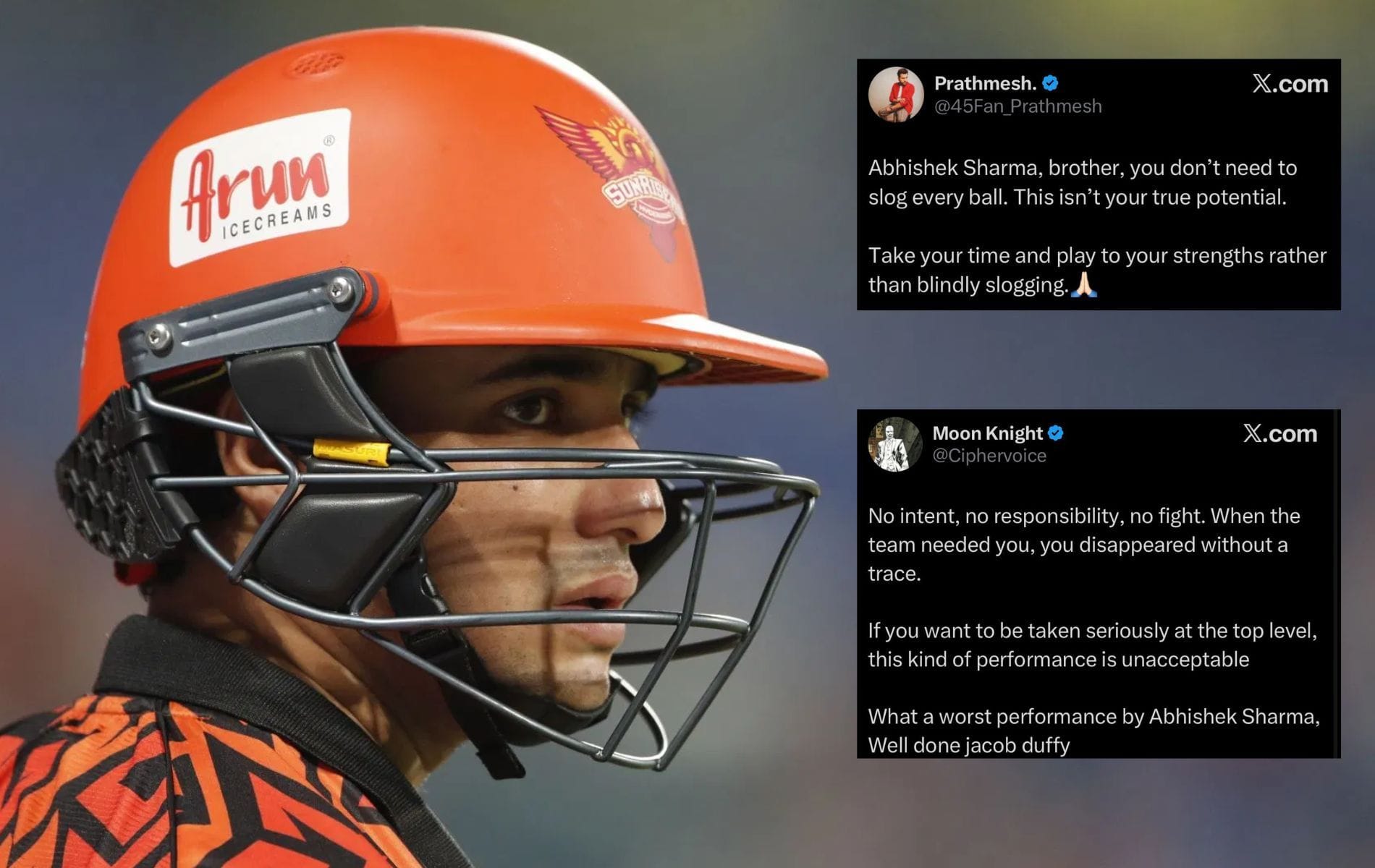 “Looked absolutely clueless” – Fans react to Abhishek Sharma’s flop show in RCB vs SRH IPL 2026 match