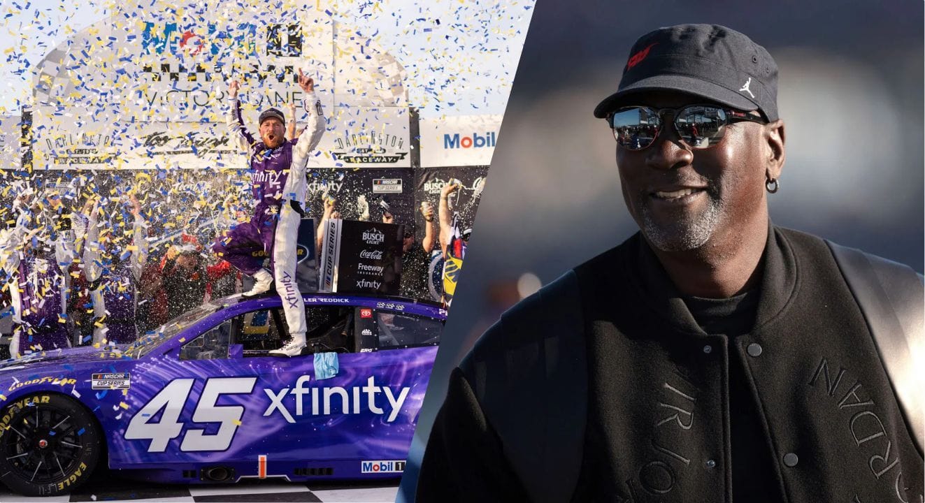 23XI Racing boss Michael Jordan heaps praise on Tyler Reddick’s composure following “unbelievable” Darlington victory 