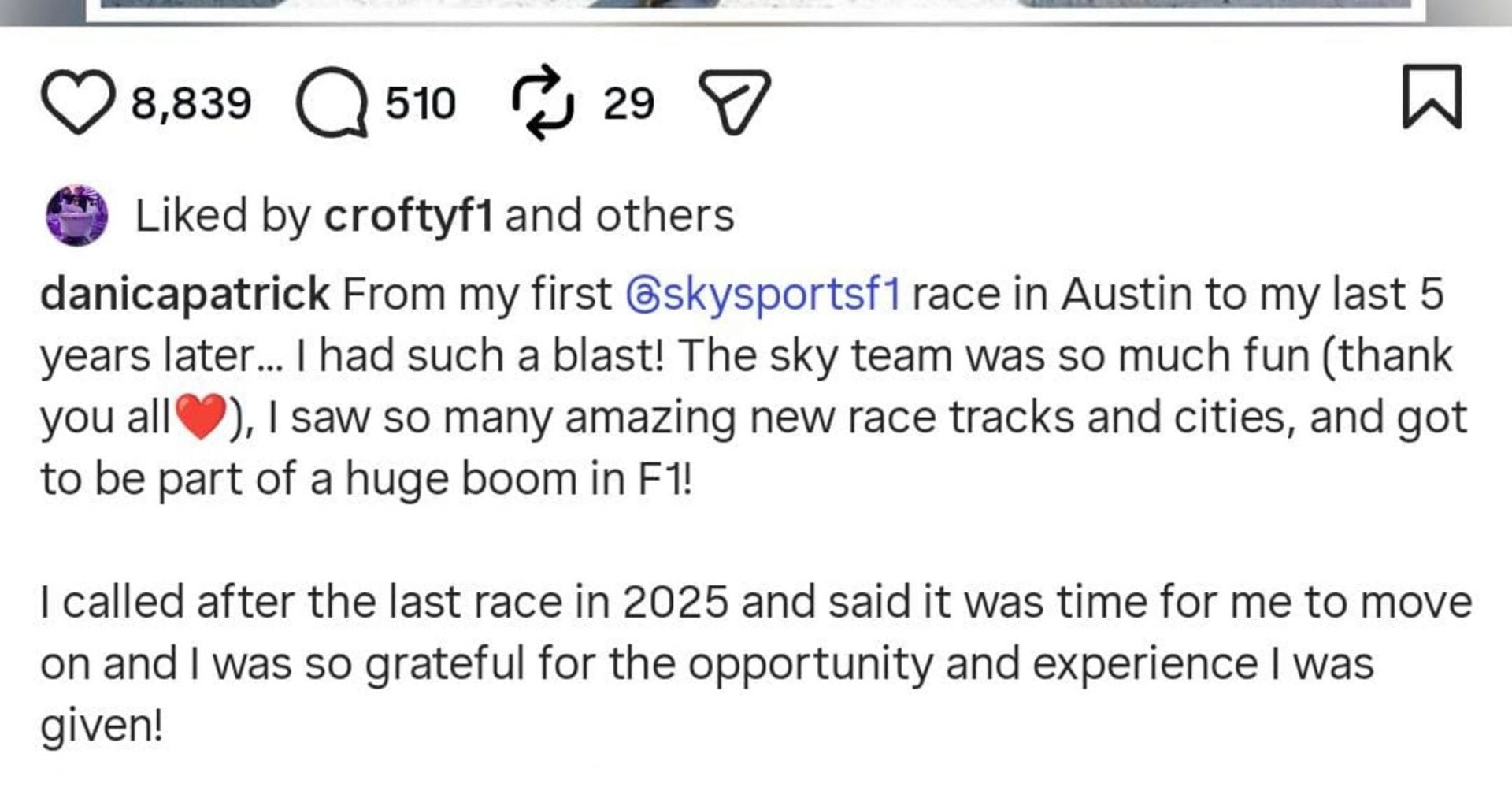 Image credits: Instagram/@danicapatrick