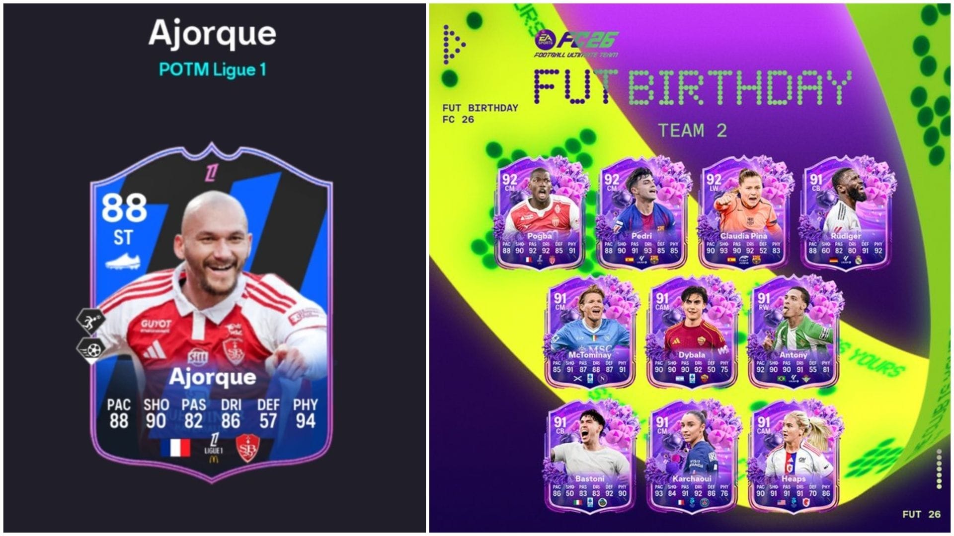EA FC 26 Ludovic Ajorque POTM SBC: The dominant French striker is February's Ligue 1 Player of the Month