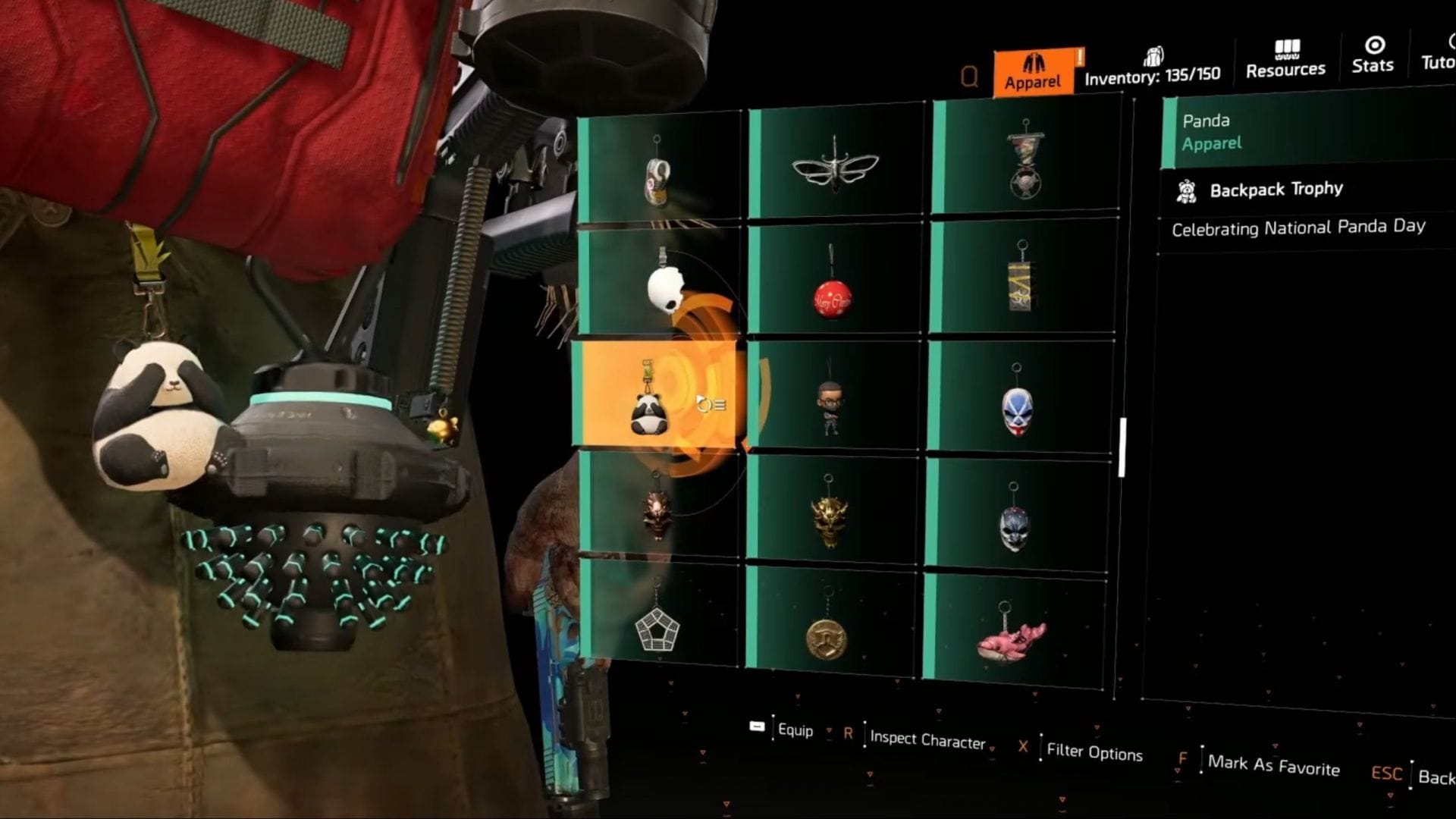 How to get the Panda Backpack Trophy in The Division 2