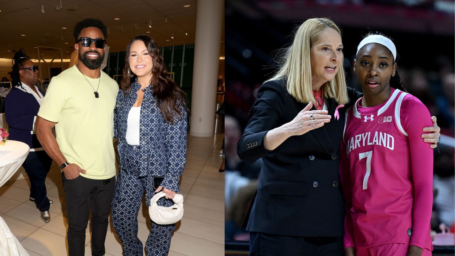 "Took that sh*t to the chin": Raheem Mostert's wife Devon has bold message as Maryland’s Oluchi Okananwa and HC Brenda Frese's fiery moment goes viral