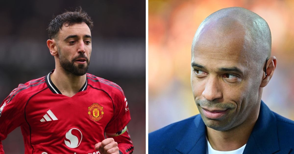 “He will argue with his Dad” - Thierry Henry says Bruno Fernandes ‘killed’ Manchester United teammate in win over Aston Villa