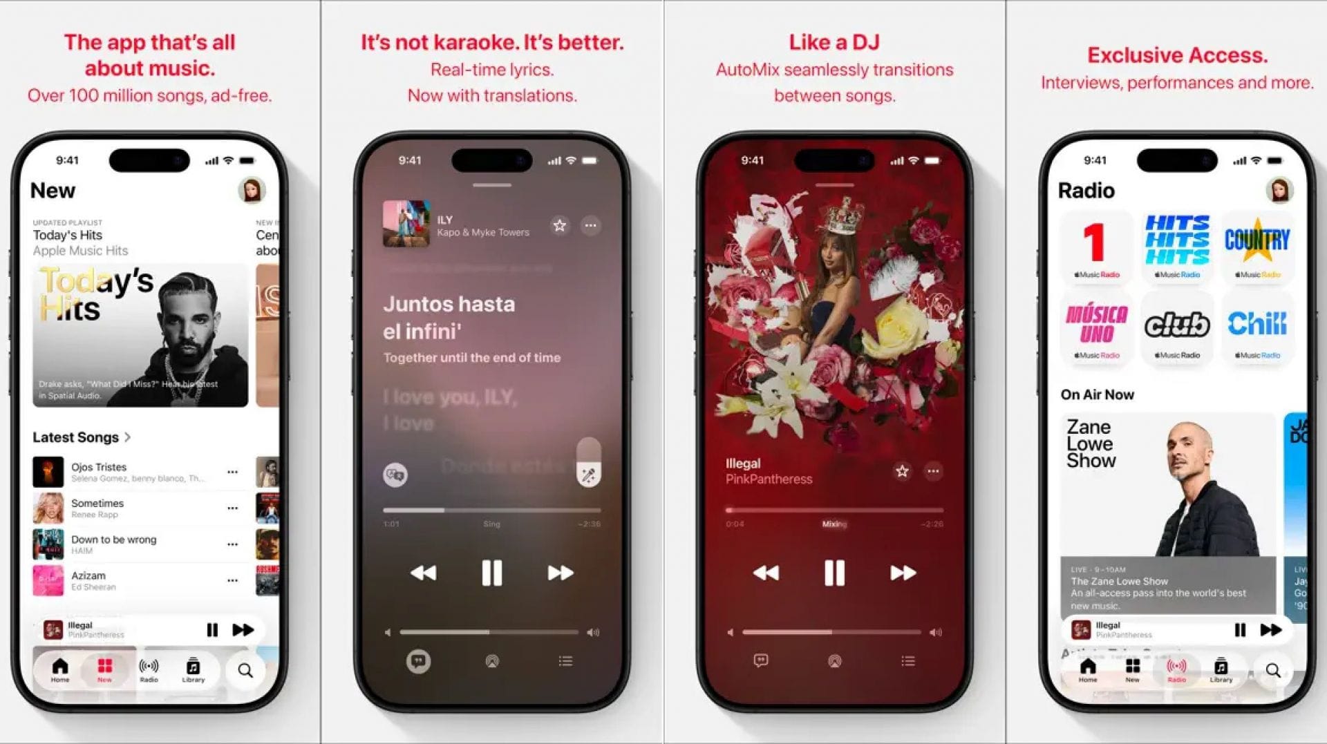 The Apple Music app (Image via Apple)