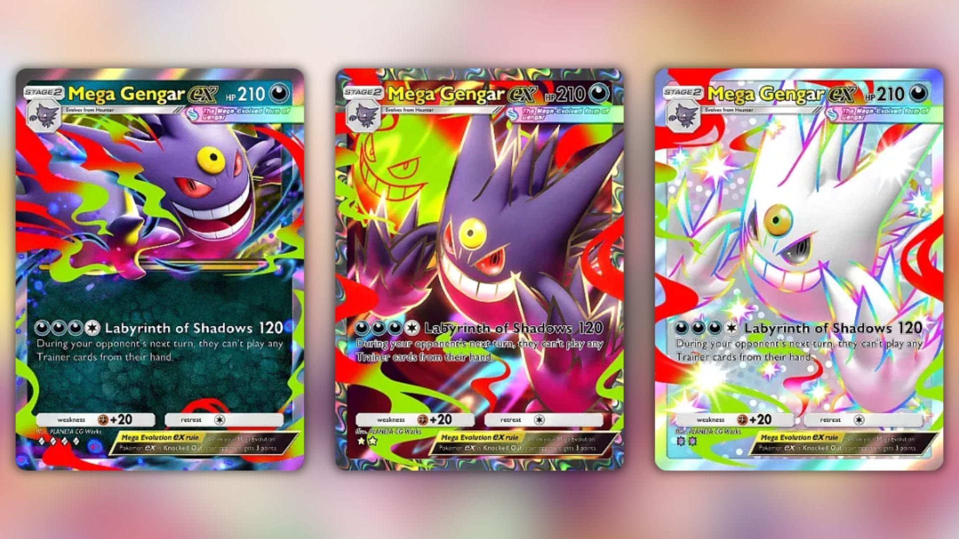 pokemon mega gengar card Mega Gengar Ex 284/217 PSA Slab Extended Art Aluminum Case – Pokemon G –  PukaSlab main image 0