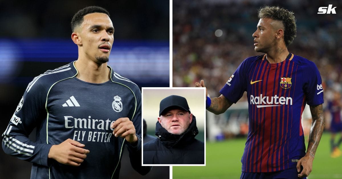 After Wayne Rooney refuses to call Neymar 'top player', Real Madrid star Trent Alexander-Arnold says ex-teammate was better than Barcelona hero