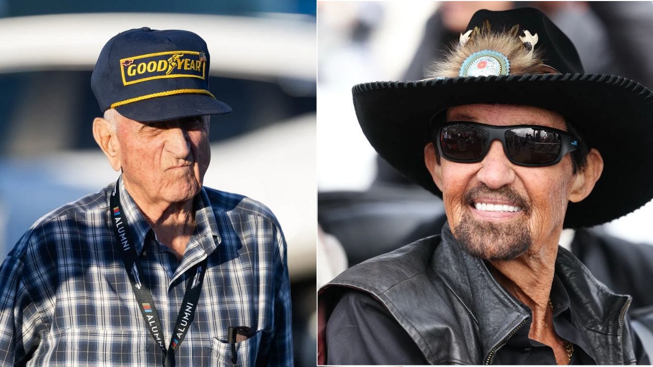 Watch: Richard Petty and Dave Marcis spotted together at the NASCAR Darlington Throwback weekend